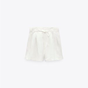 Zara Linen Blend Shorts